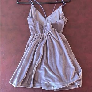 Purple Velvet Urban Outfitters Romper